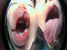 淫語 唾責めバーチャルレズキス　サンプル画像12